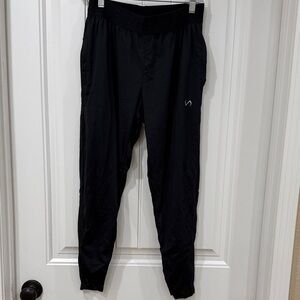 Sleek Black Running Tights for Men